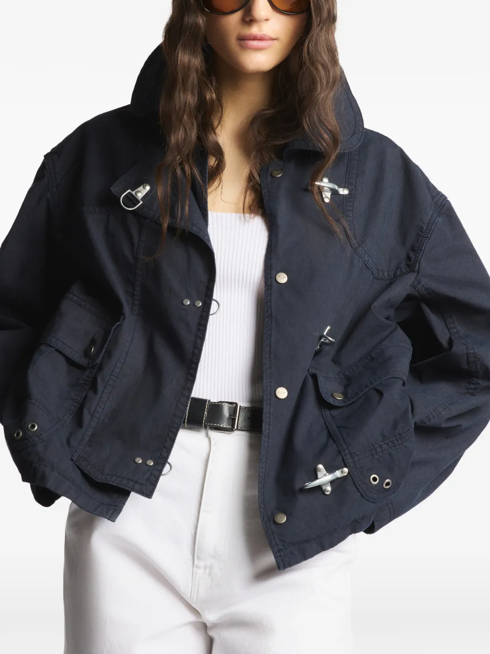  Fay Patch-pocket Jacket - Blue 