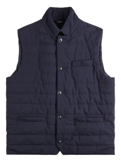 Fay pockets padded gillet