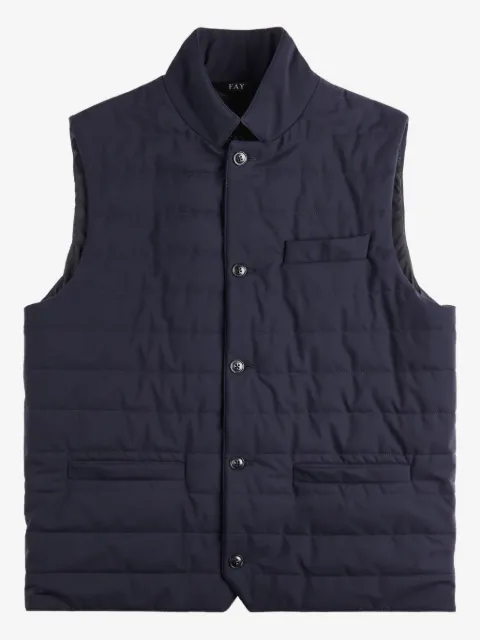 Fay pockets padded gillet