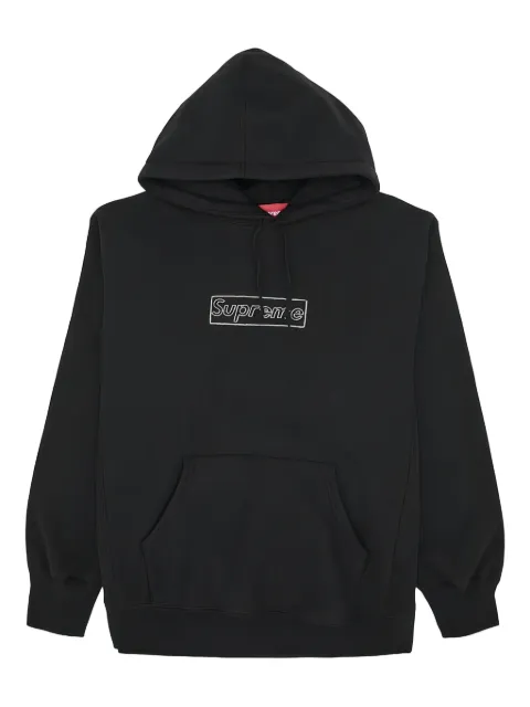 Supreme Kaws Chalk logo hoodie