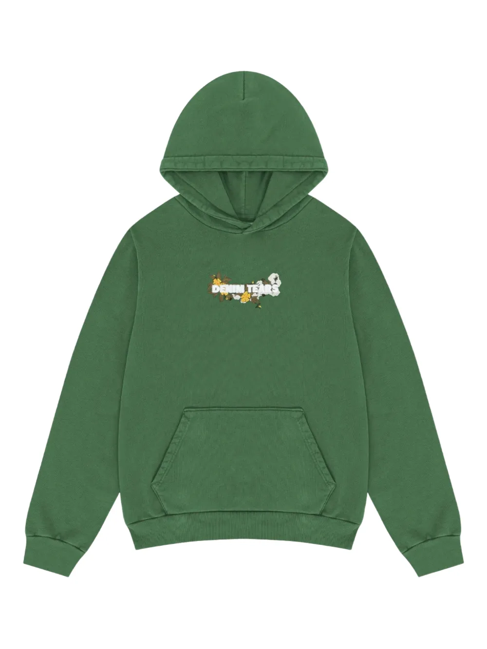 Denim Tears Felpa con ricamo - Verde