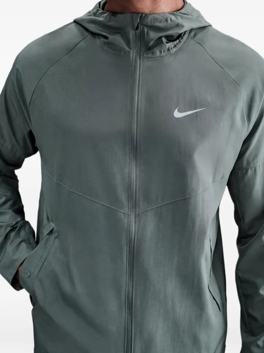 Nike Miler 1.0 hooded jacket Groen