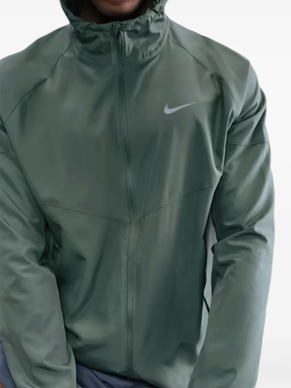 Nike Miler 1.0 hooded jacket Groen