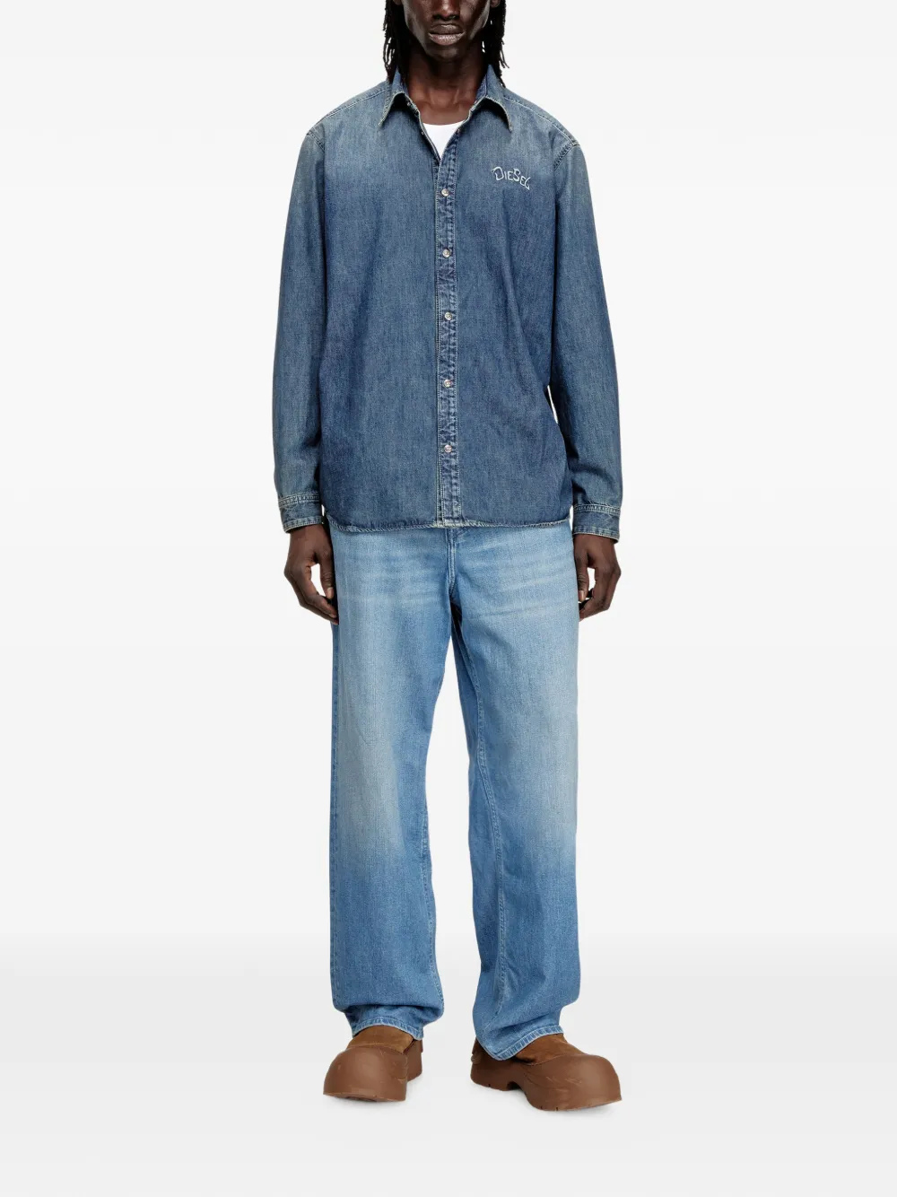 Diesel D-Simply-S15 denim shirt - Blauw