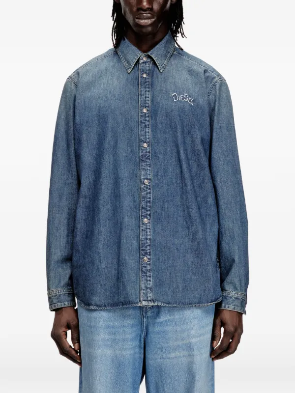 Diesel D-Simply-S15 デニムシャツ | ブルー | FARFETCH JP