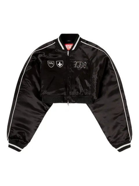Diesel G-OSPEL-CP appliqué zipped jacket
