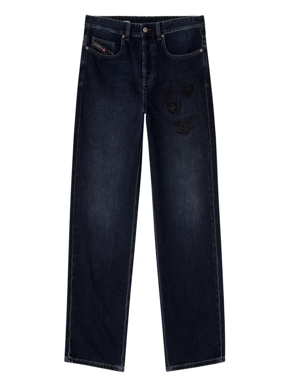 Diesel 2001 D-Macro embroidered-patches jeans | Blue | Image 1