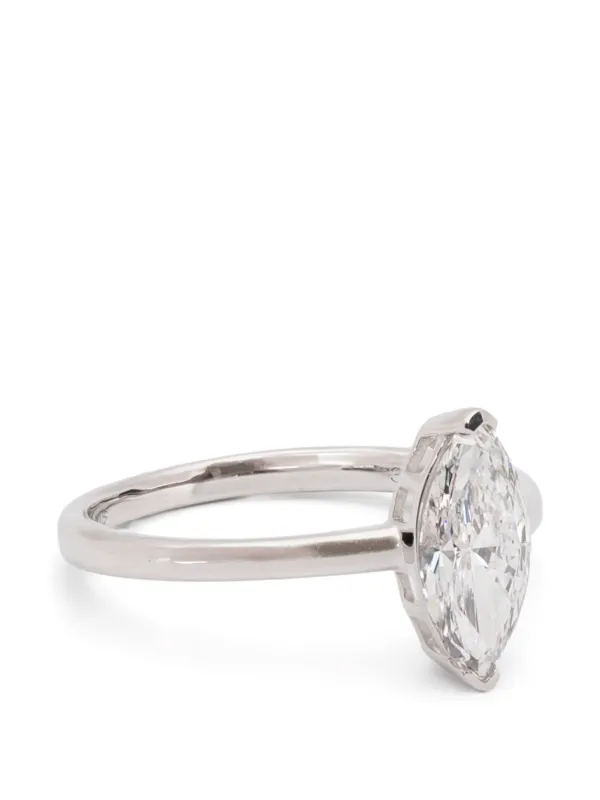 Persée Diamond Ring in Silver