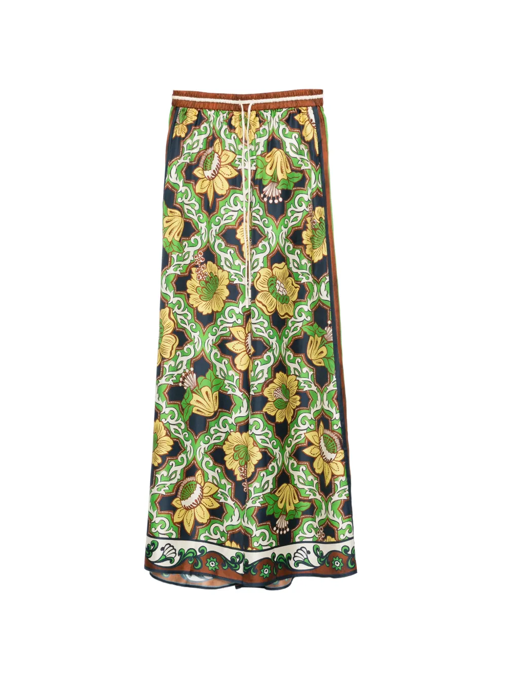 ALEMAIS Liana floral palazzo pants - Blu