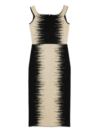 Hervé Léger Arwen Striped Dress | Black