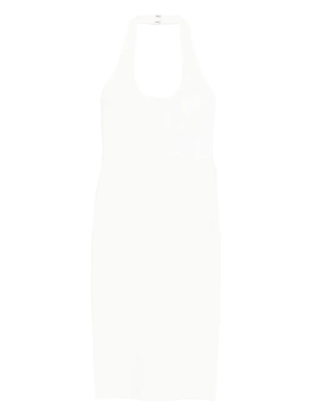 Herve Leger Willa halter-neck midi dress - Bianco