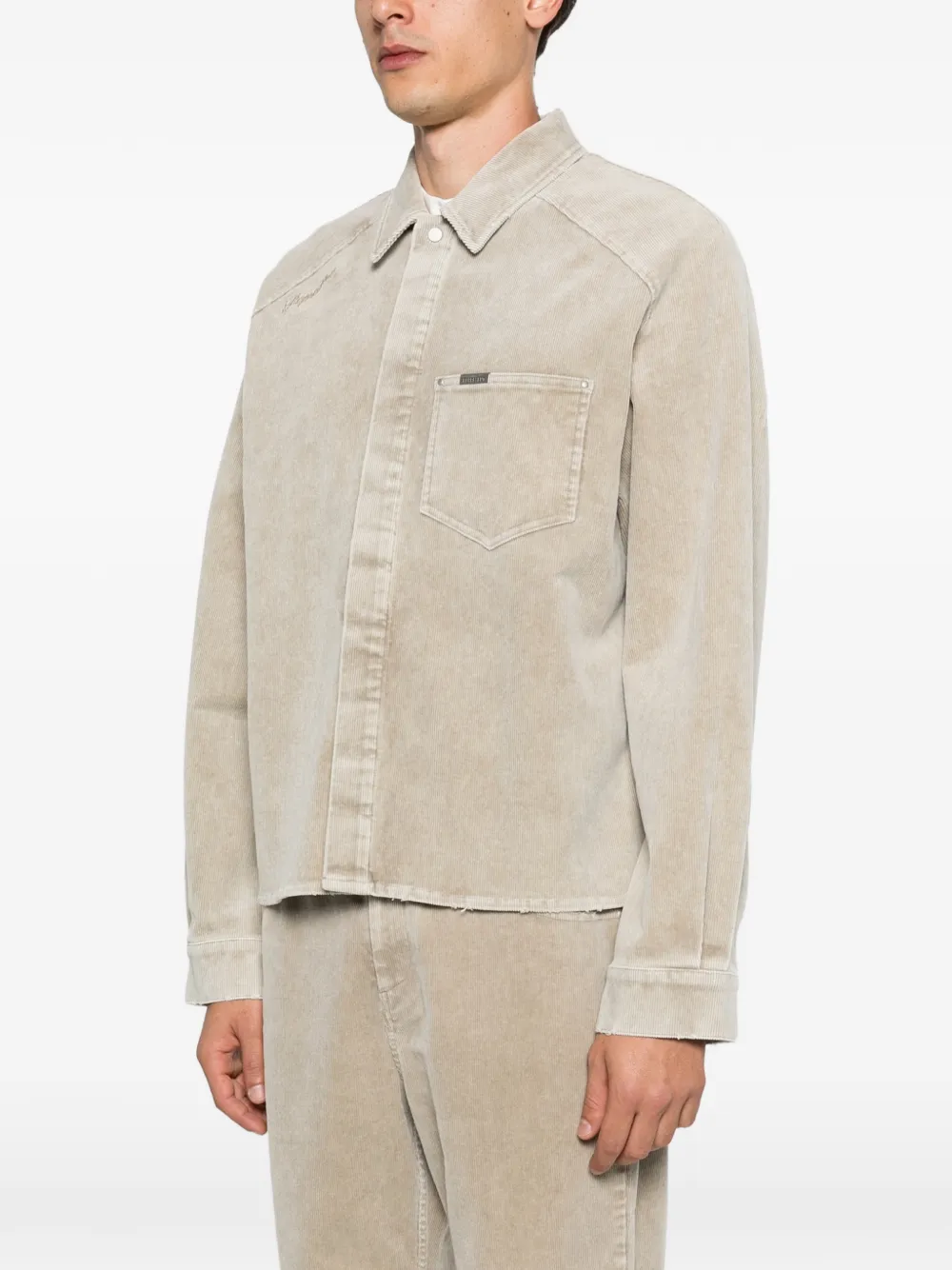  Represent Sierra Patch-pocket Shirt - Neutrals 