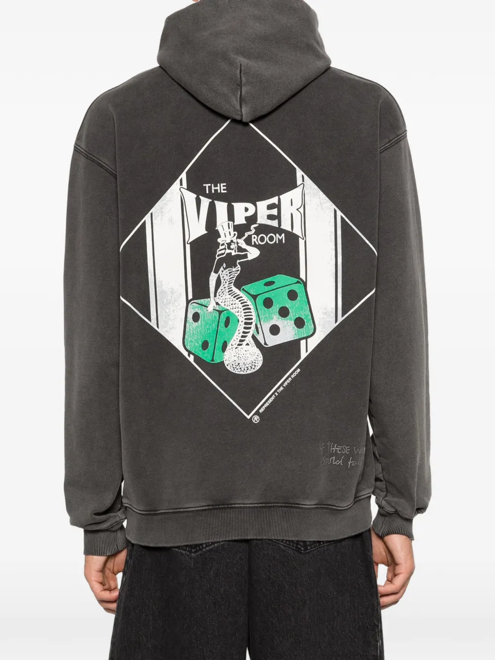 Represent The Viper Room Dice hoodie Grijs