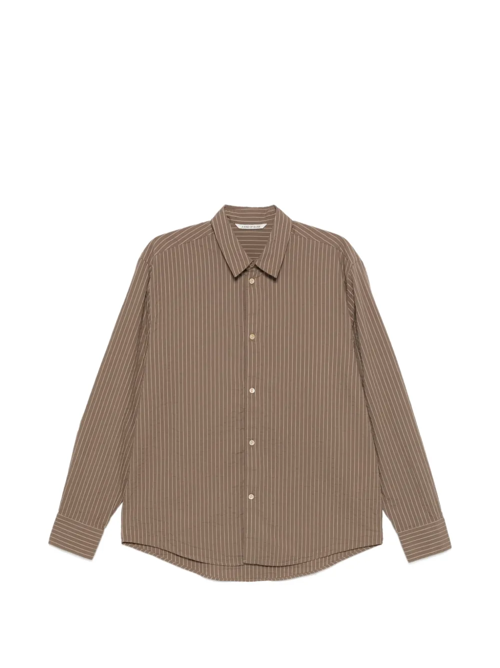 A Kind of Guise Fulvio striped shirt - Marrone