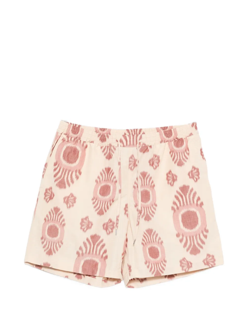 A Kind of Guise Volta patterned drawstring shorts - Nude