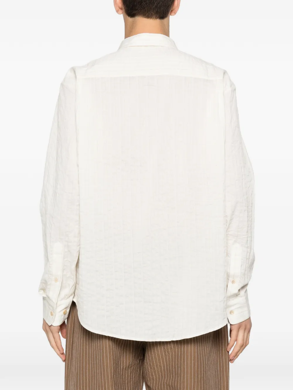 A Kind of Guise Samata katoenen overhemd Beige