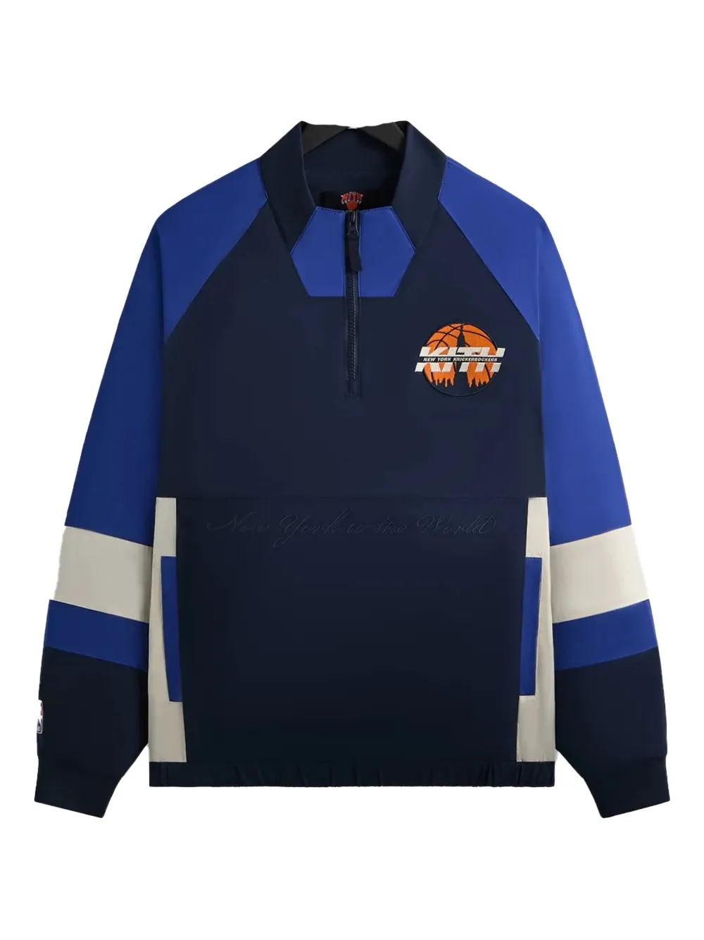 KITH pull à col zippé | bleu | Image 1