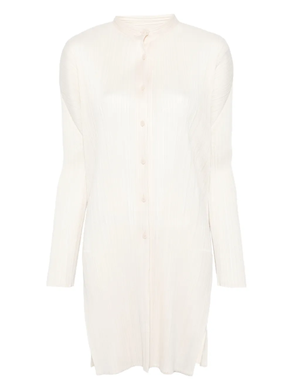 Pleats Please Issey Miyake Pleated Top - Neutrals