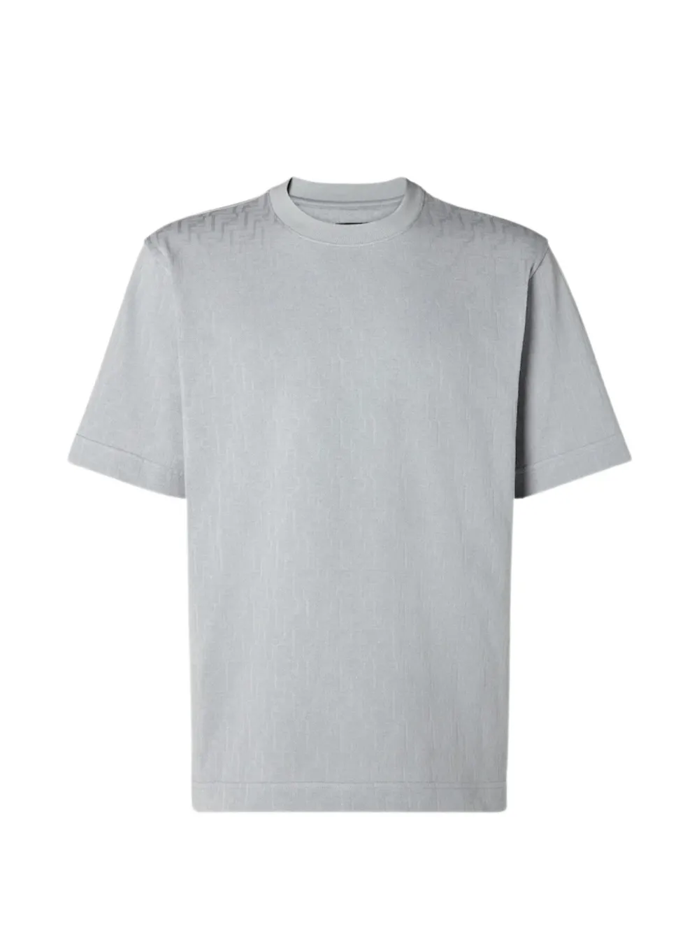 FENDI short-sleeve FF-pattern T-shirt - Grigio