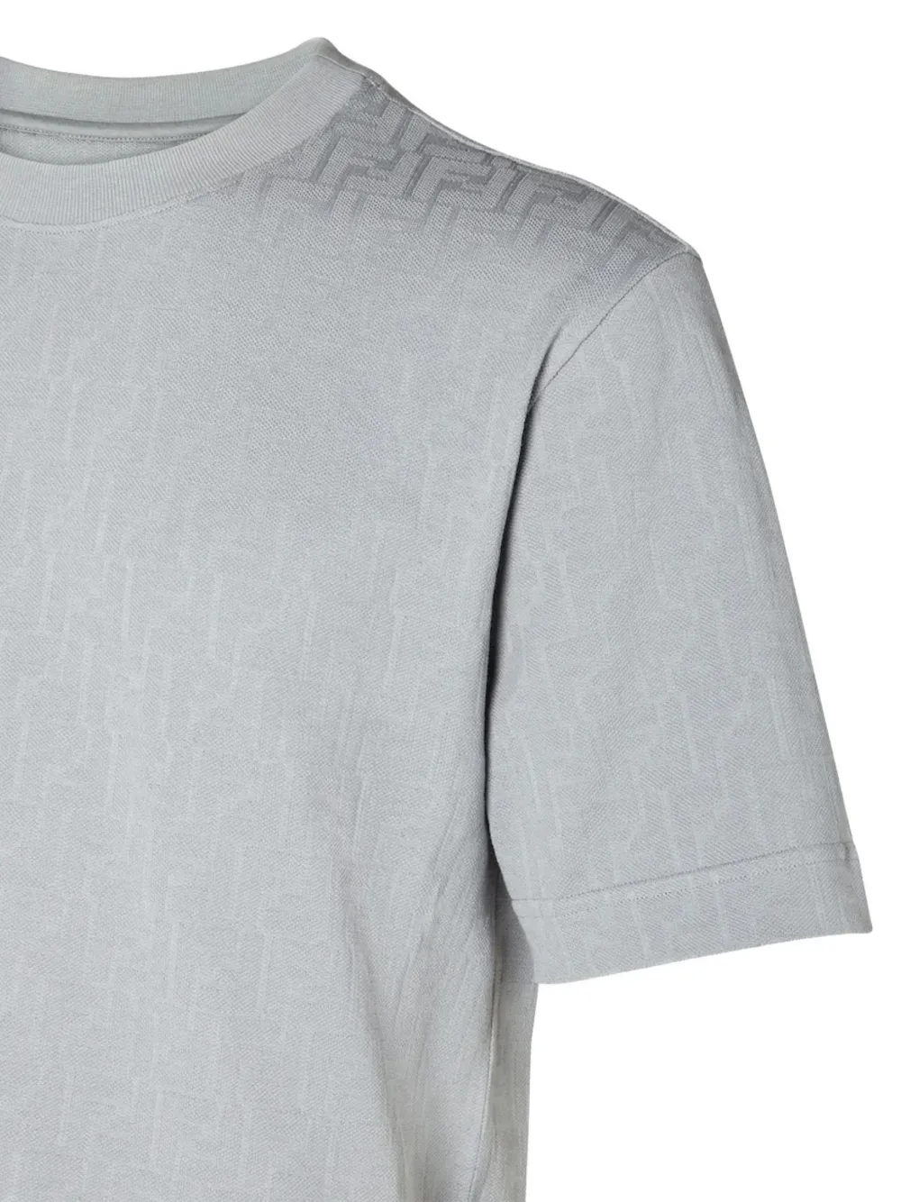  Fendi Short-sleeve Ff-pattern T-shirt - Grey 