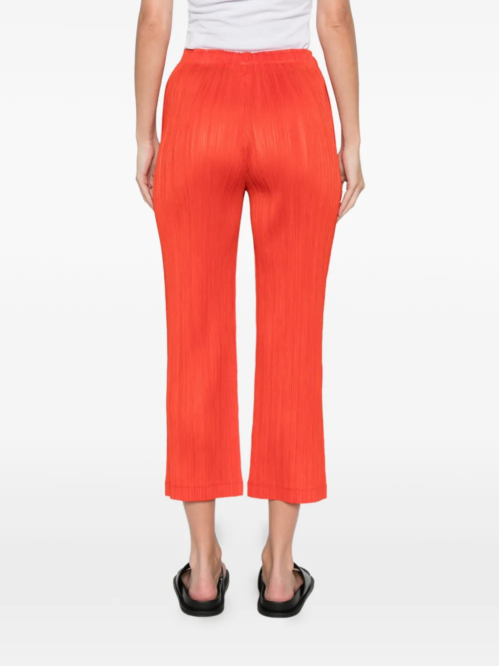 Pleats Please Issey Miyake Straight plooibroek Rood