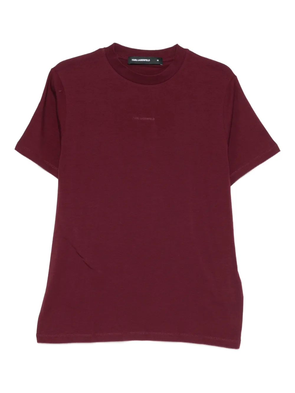 Karl Lagerfeld logo-detail T-shirt | Red | Image 1