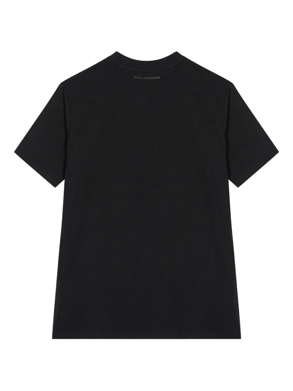 Karl Lagerfeld logo T-shirt - Zwart