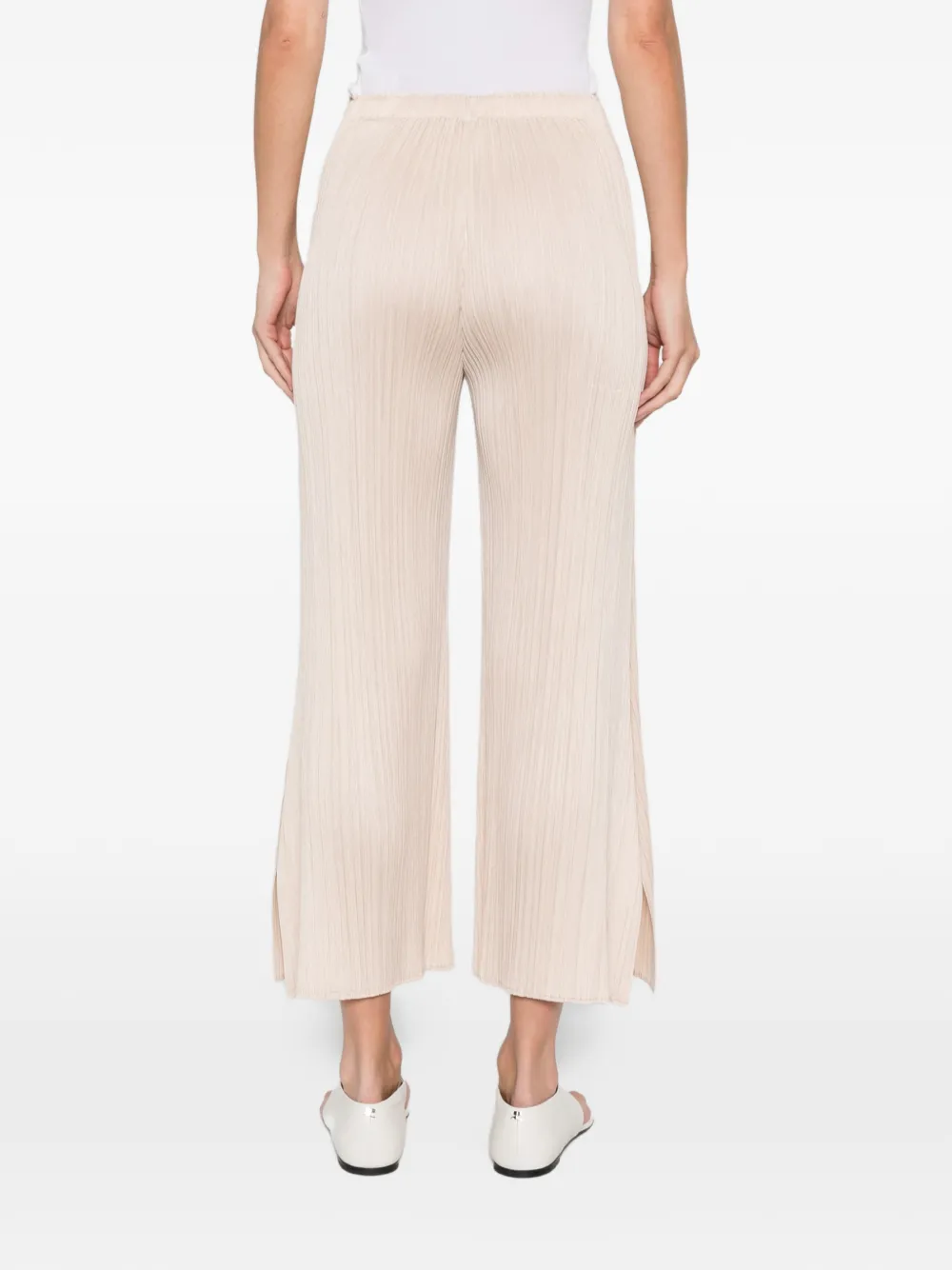 Pleats Please Issey Miyake Plooibroek Beige