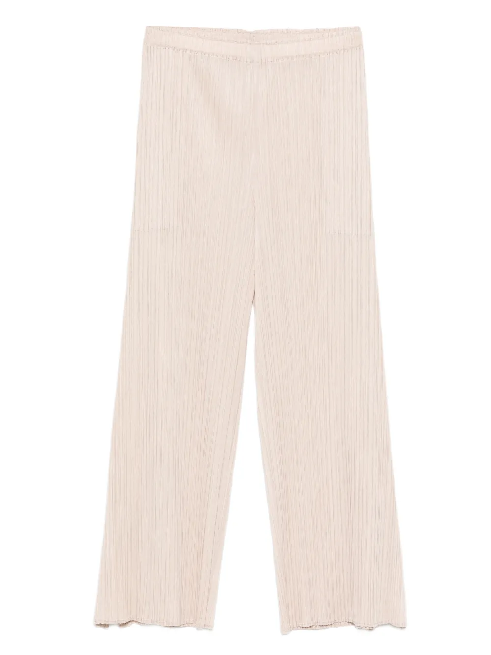 Pleats Please Issey Miyake pleated trousers | Neutrals | Image 1