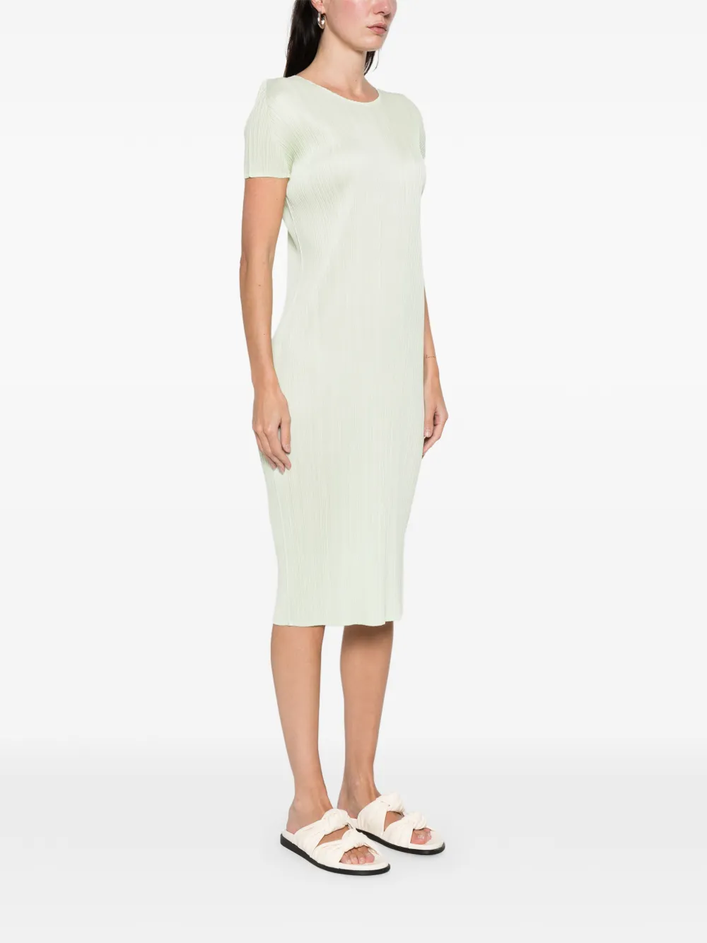 Pleats Please Issey Miyake プリーツ ドレス | グリーン | FARFETCH JP