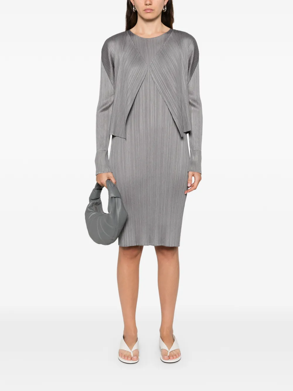 Pleats Please Issey Miyake cardigan à design plissé | Cardigans | Image 2