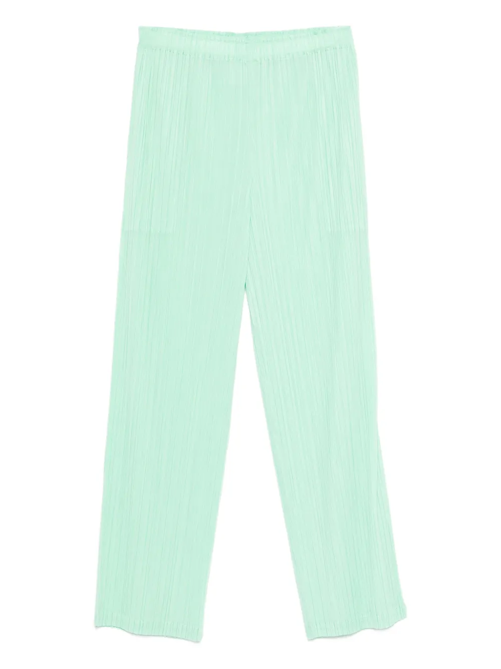 Pleats Please Issey Miyake pleated trousers - Verde
