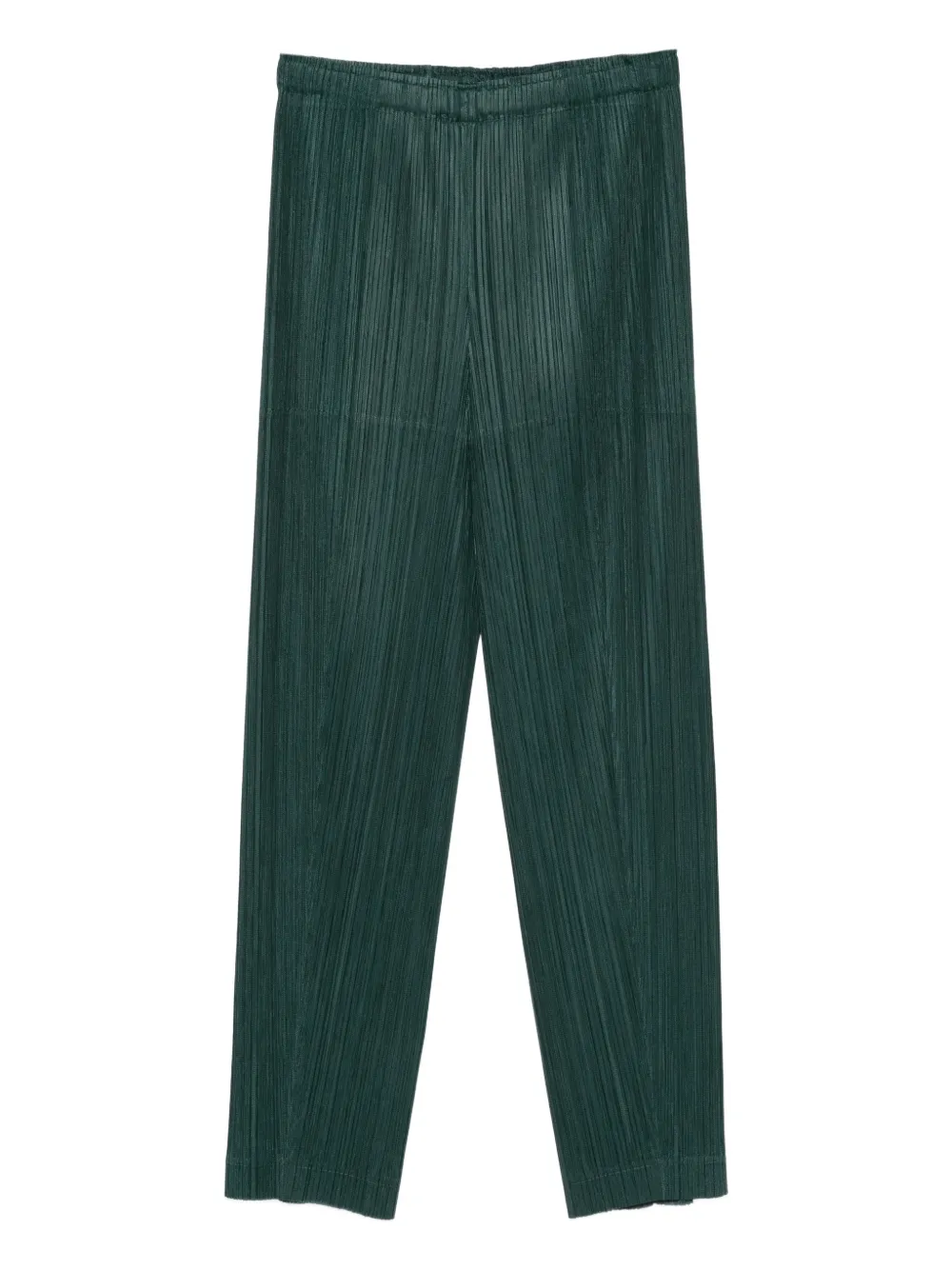 Pleats Please Issey Miyake pleated trousers - Verde
