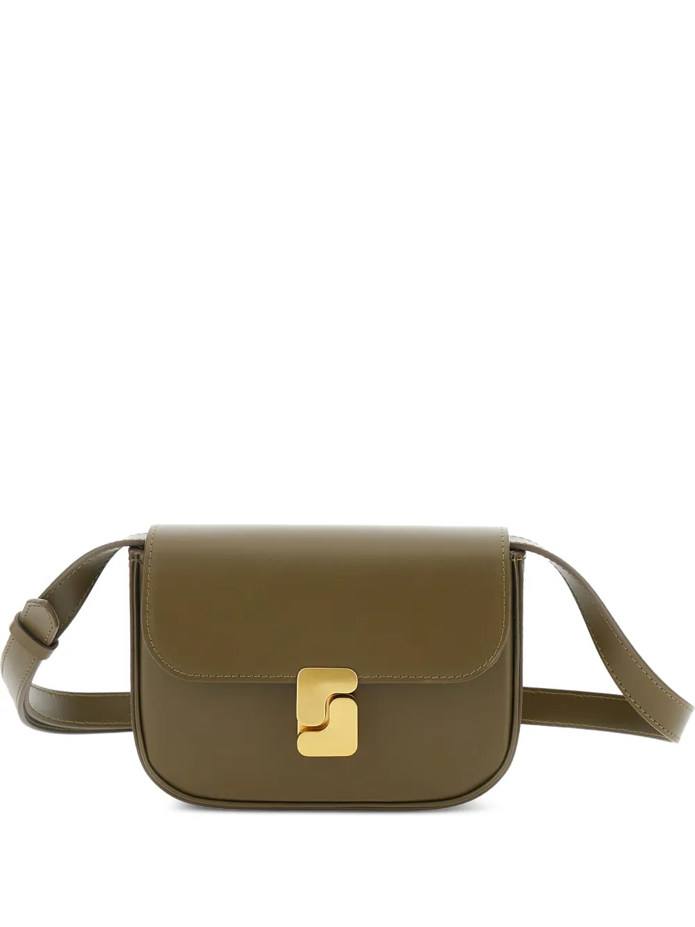 Soeur mini Bell buckle-detail shoulder bag - Verde