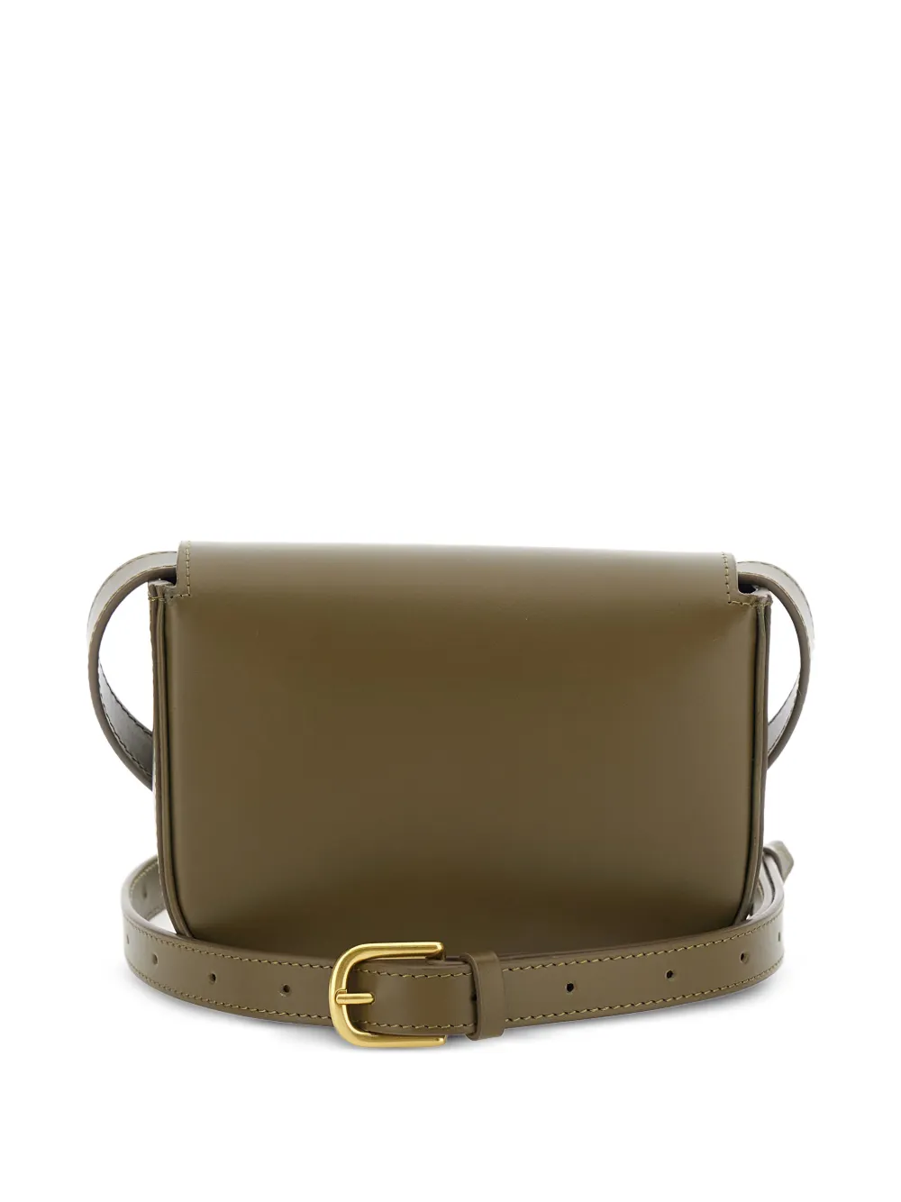Mini Bell Buckle-Detail Shoulder Bag
