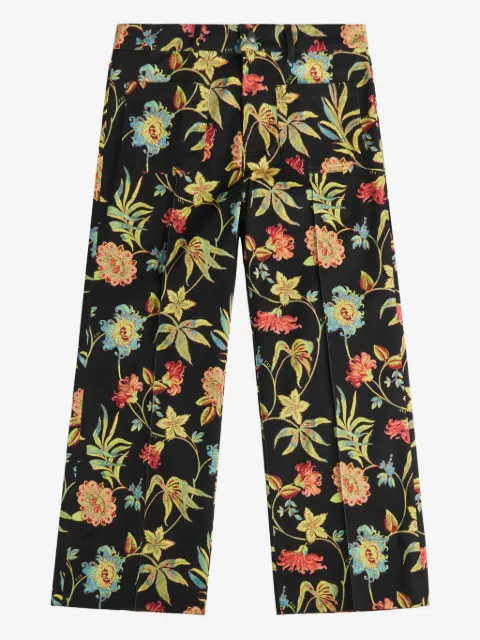 Fay floral-print trousers
