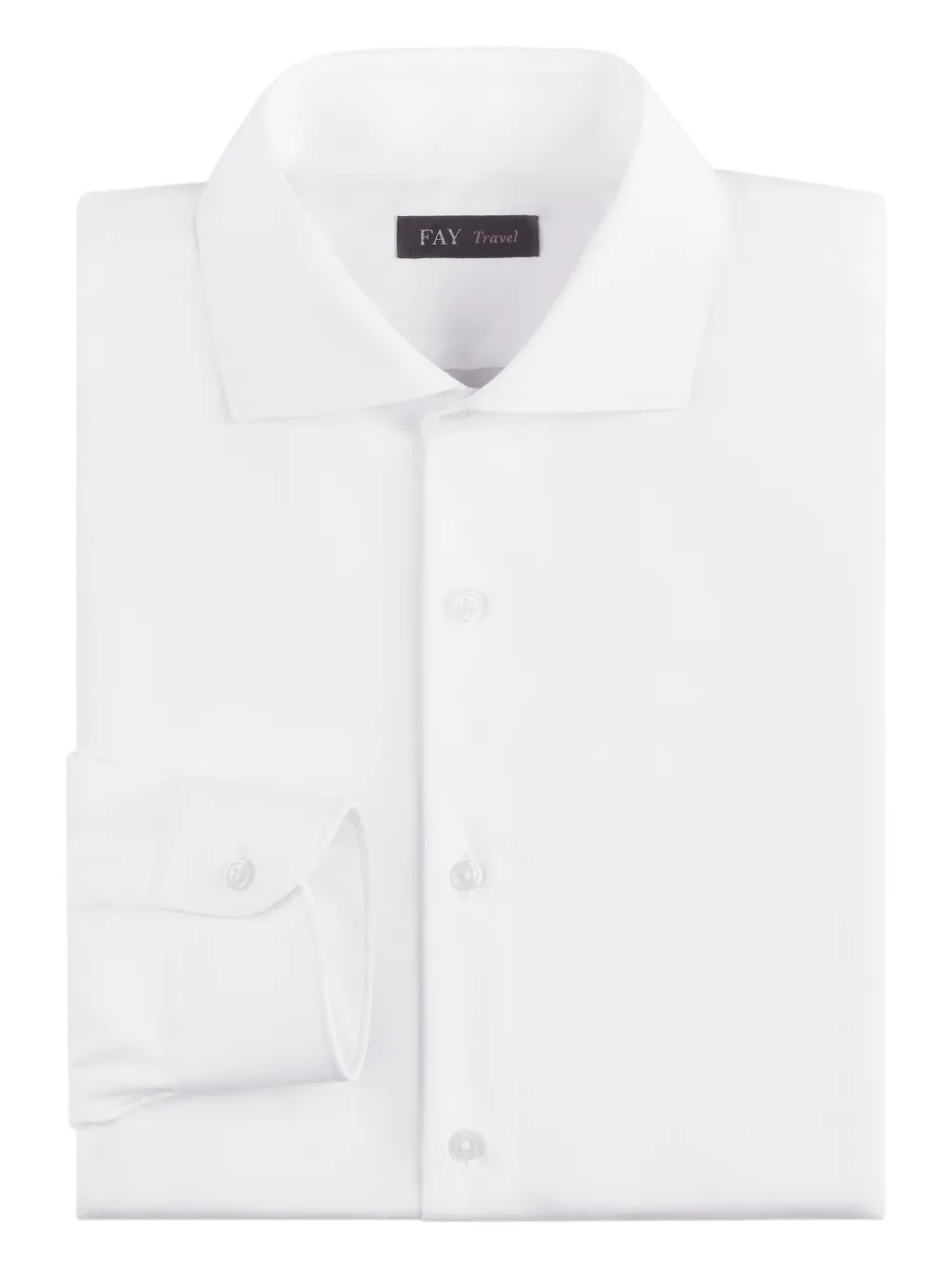 Fay Camicia Travel con colletto alla francese - Bianco