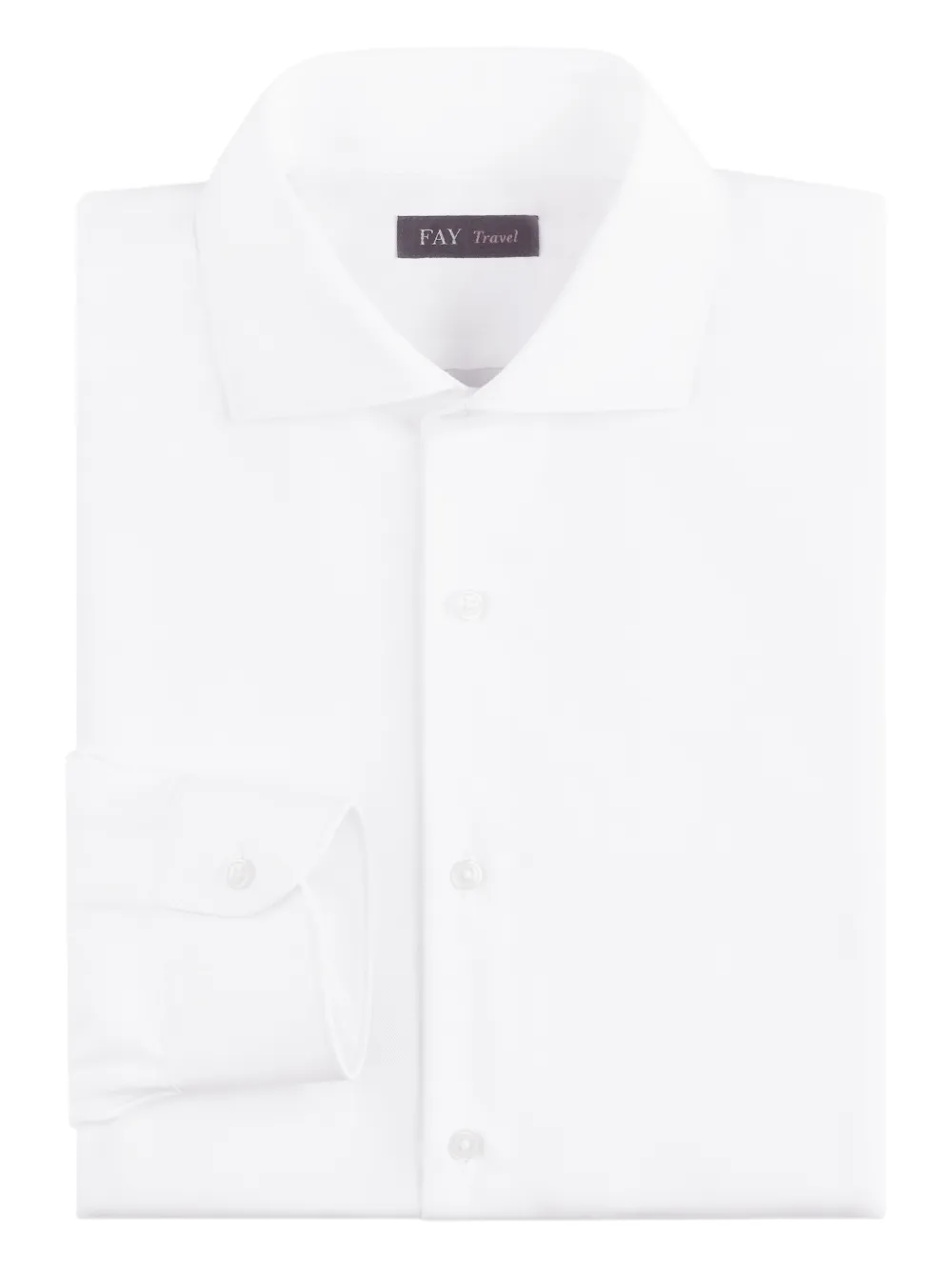 Fay Camicia Travel con colletto alla francese - Bianco