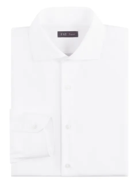 Fay Travel french-collar shirt