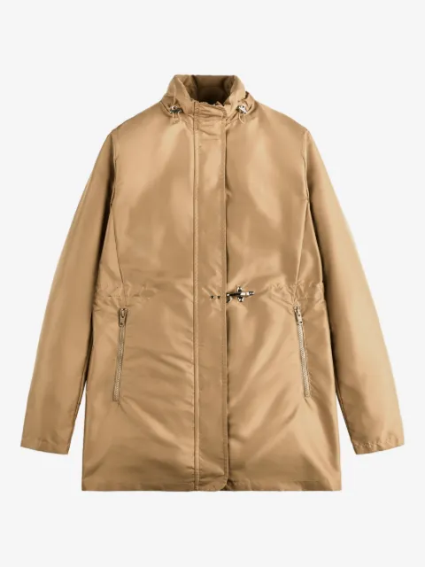Fay zipped parka coat