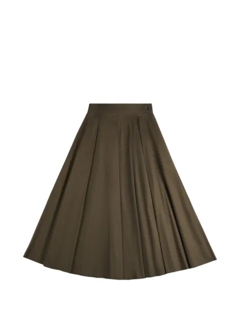 Fay pleated midi skirt