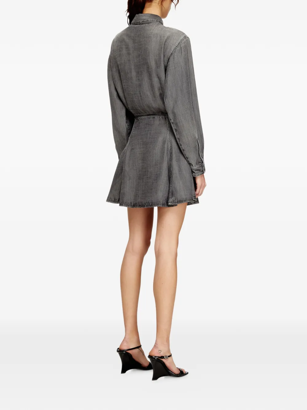 Diesel Mini-jurk met patch-detail Grijs