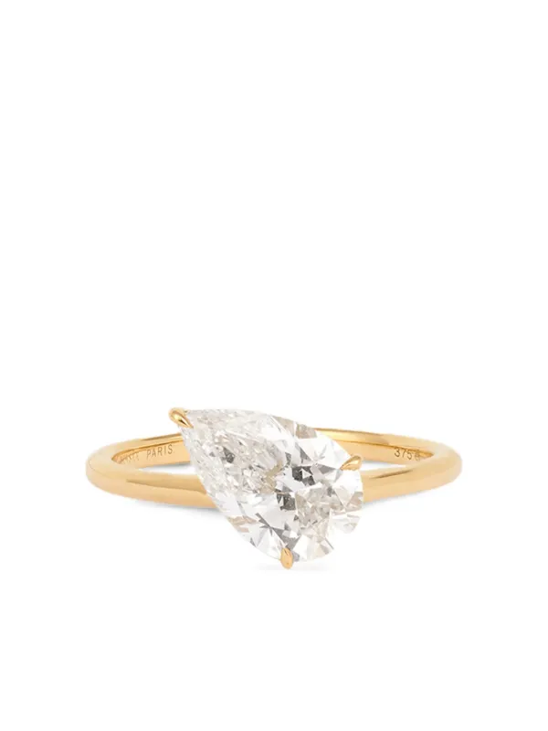 Persée 9CT Yellow Gold Iris Diamond Ring