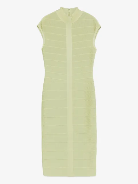 Hervé Léger Davina ribbed midi dress