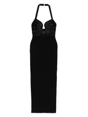 bella maxi dress retrofete Retrofete Bella Sequined Maxi Dress - Black - 8% Off