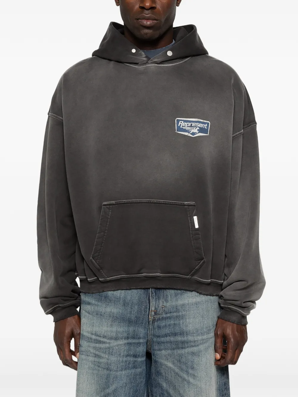  Represent Sudadera Con Capucha Y Logo - Negro 