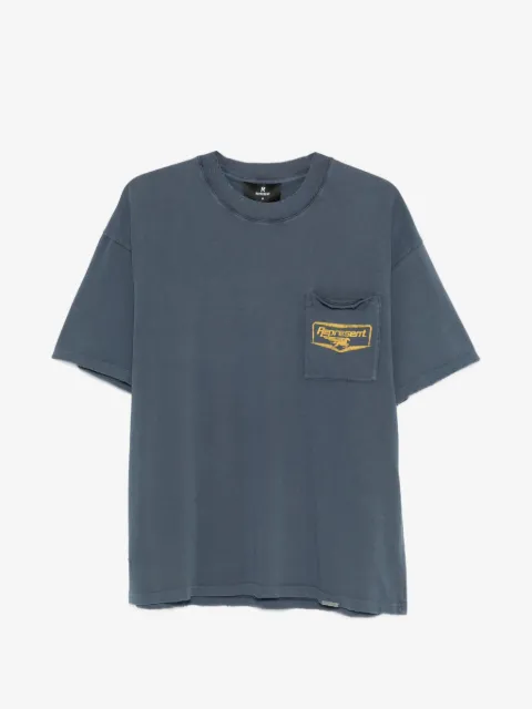Represent Nothing Faster logo-print T-shirt
