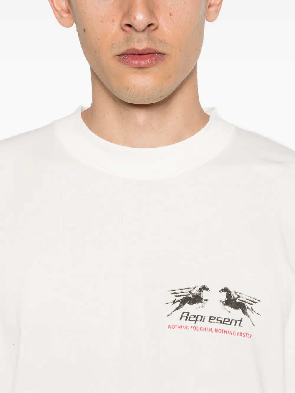 Represent 24 uur service T-shirt Beige