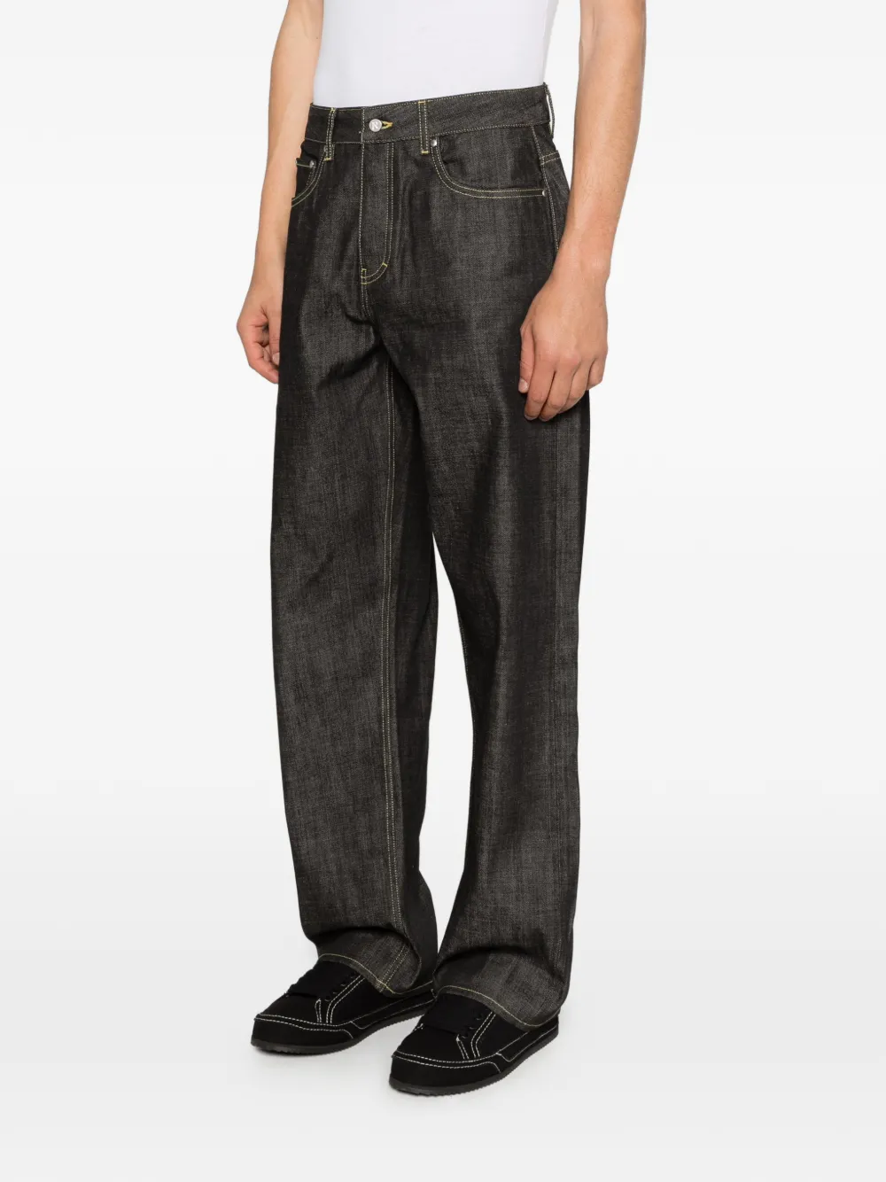  Represent Turn-up Jeans - Black 