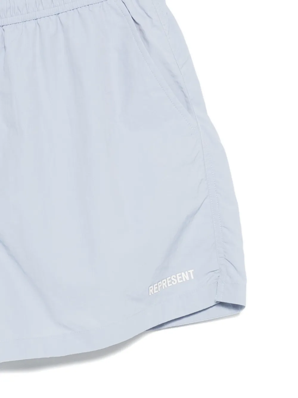  Represent Drawstring Swim Shorts - Blue 